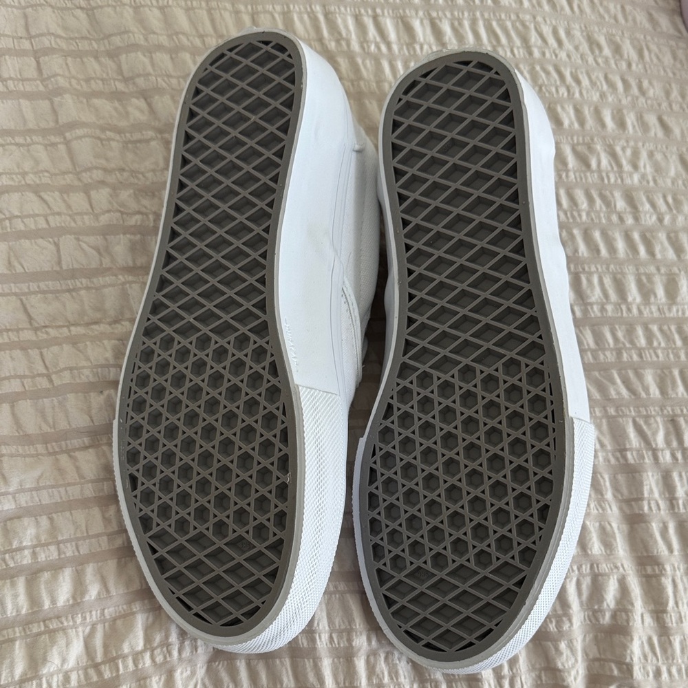 Vans Classic White Slip Ons - Picture 3 of 3